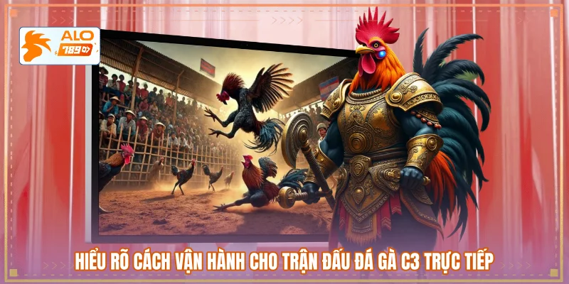 Hiểu rõ cách vận hành cho trận đấu đá gà C3 trực tiếp